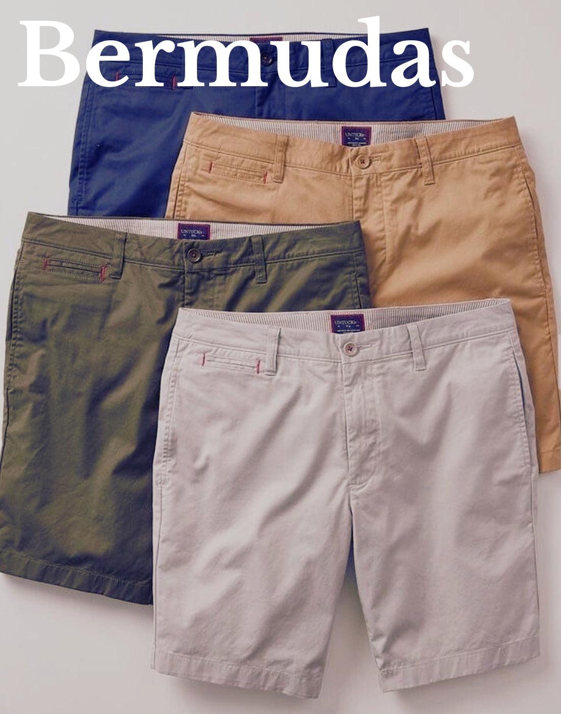 Bermudas for him